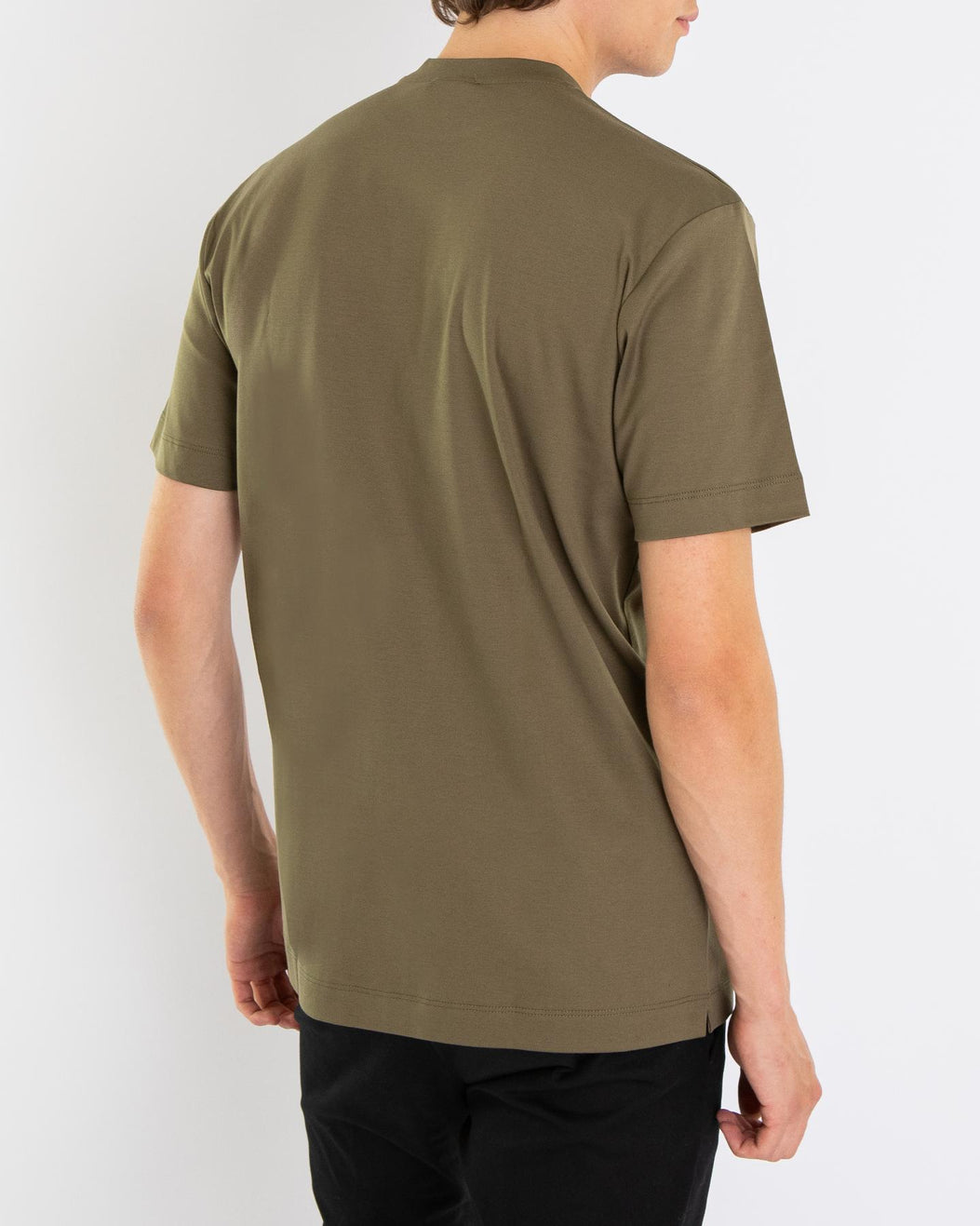 VALENZA Heren Interlock Supima T-Shirt Beige – foto 5