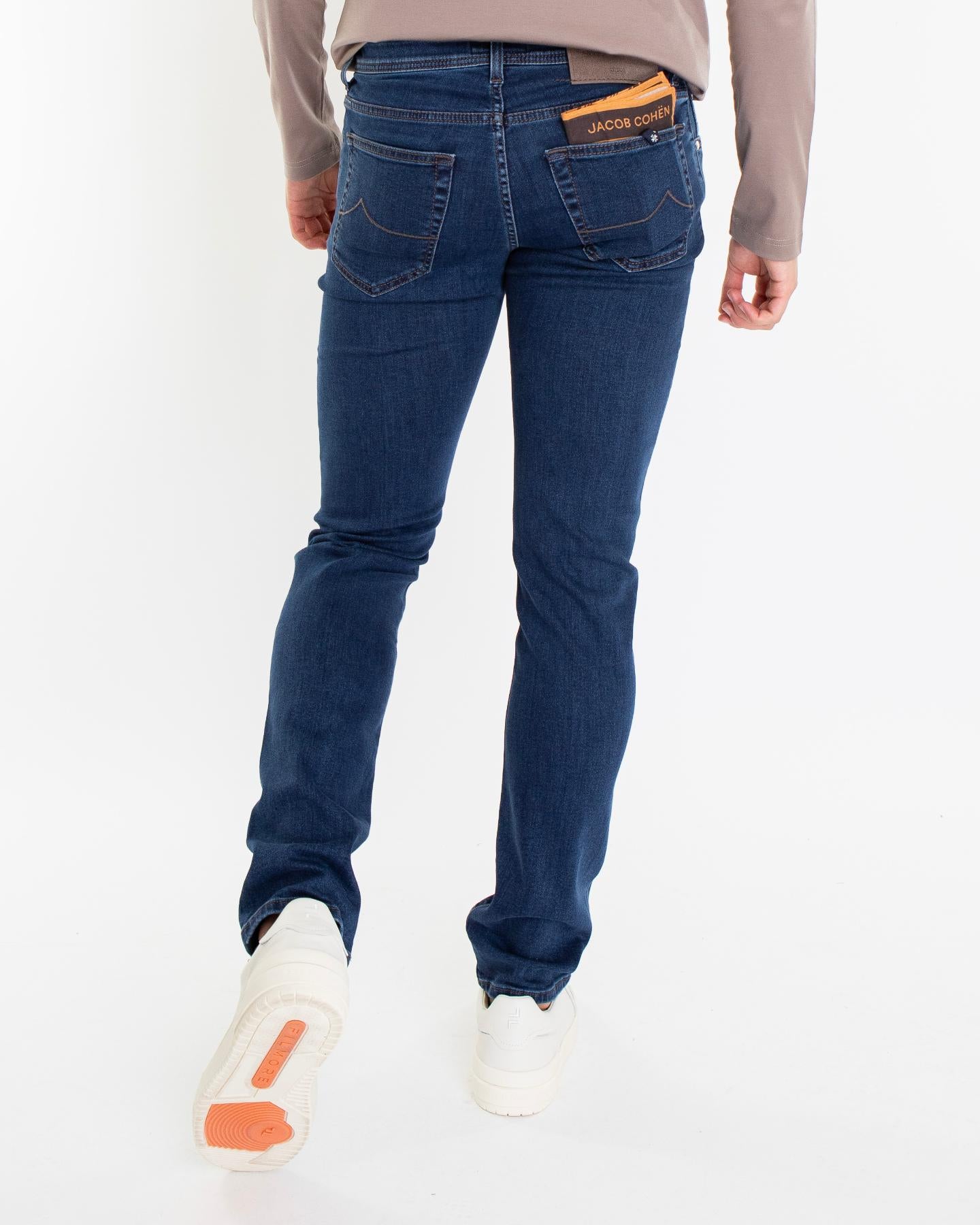 Heren Nick Slim Jeans Blauw