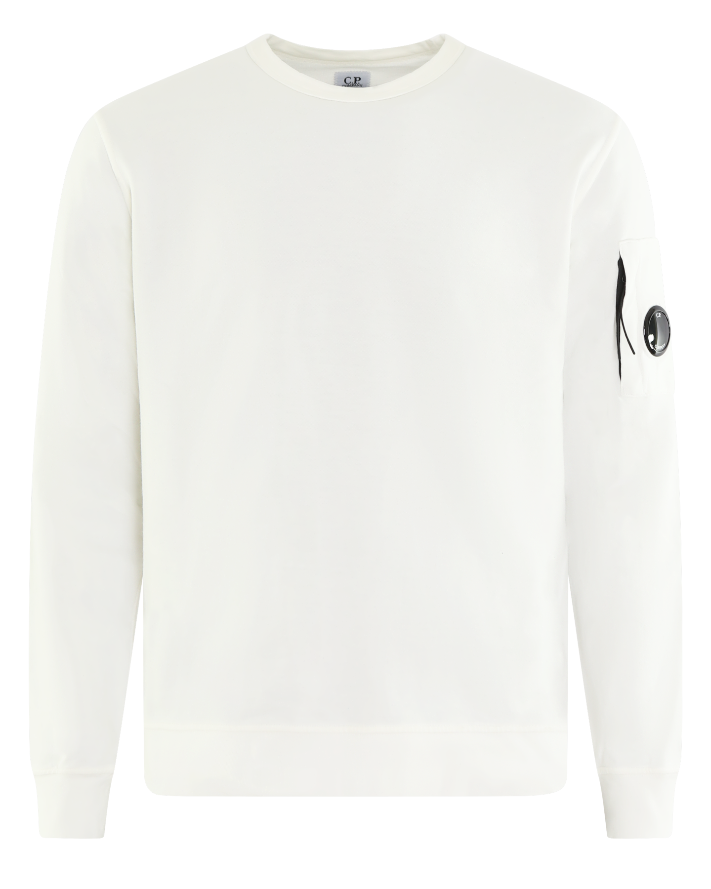 Heren Lens Detailed Sweater Wit