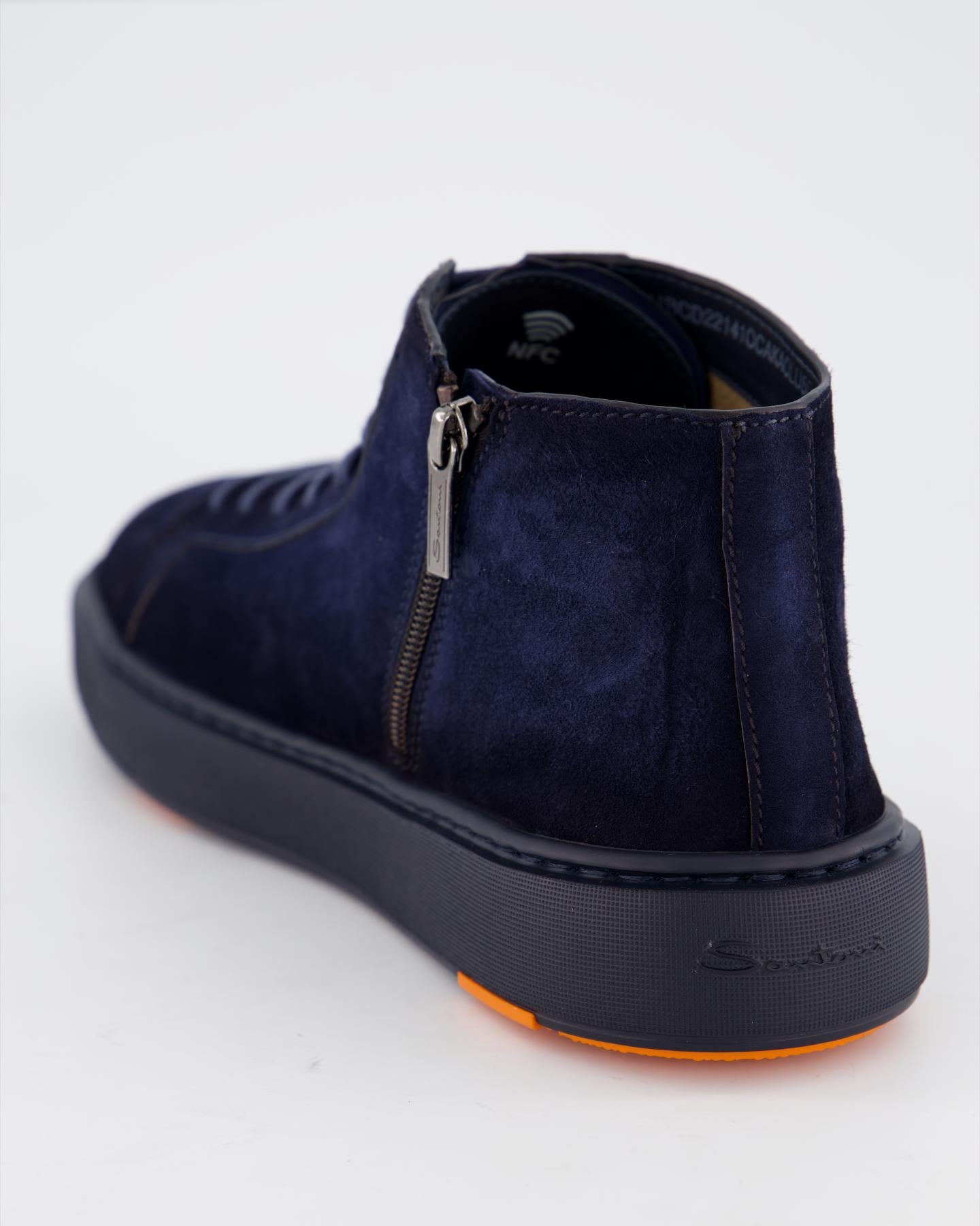 Heren Dump High Sneaker Blauw