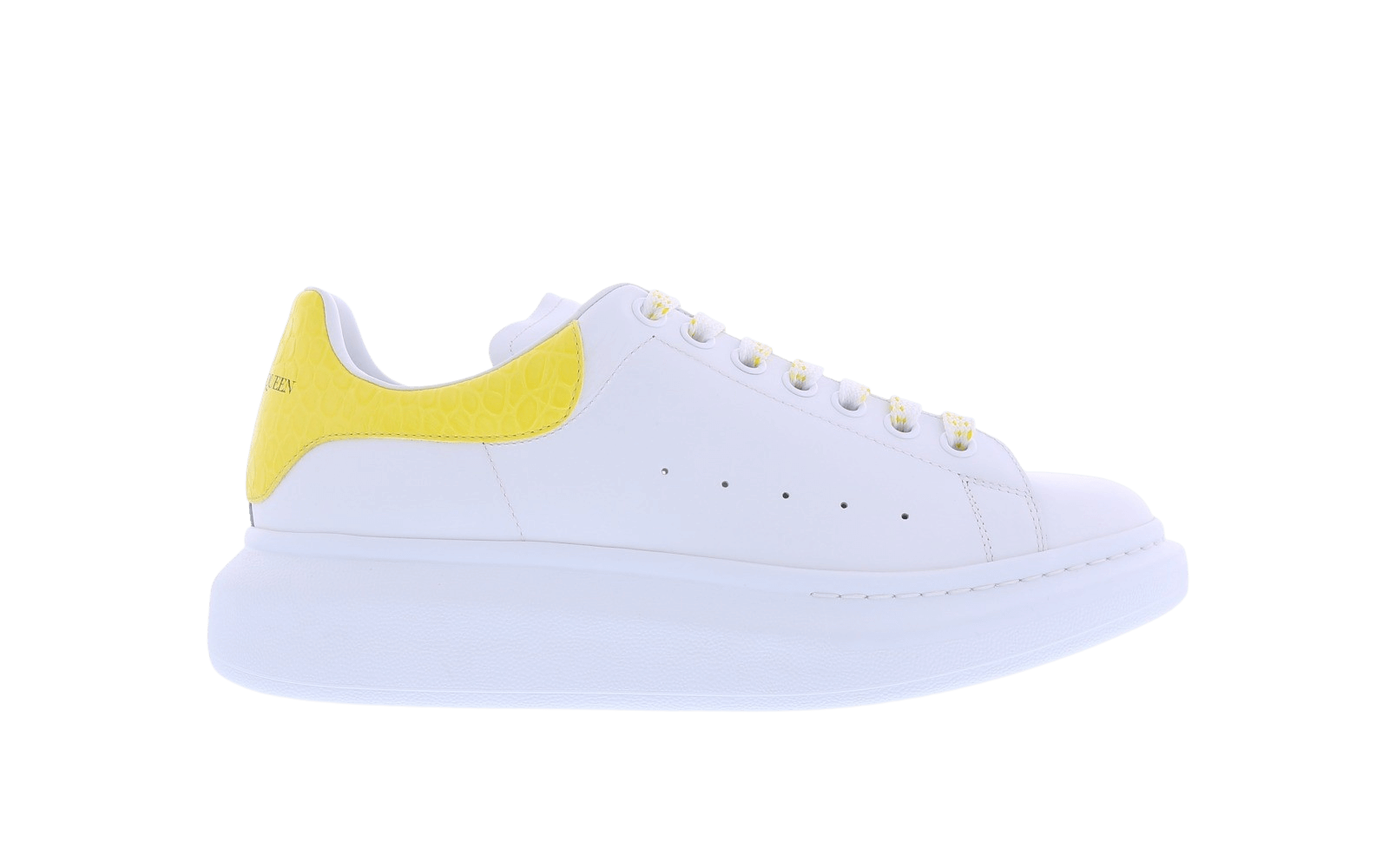 Yellow alexander mcqueen sneakers 2025