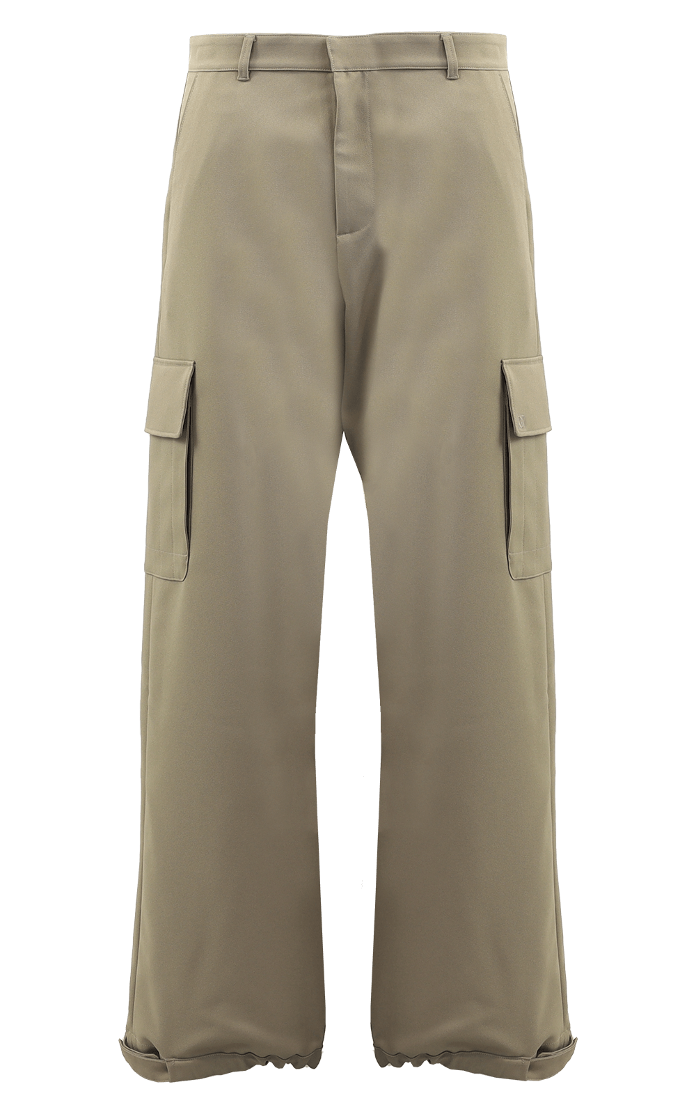 Men Drill Cargo Pant Beige