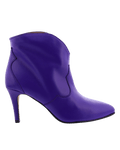 Toral Women's Selene Leather Purple Ankle Boots