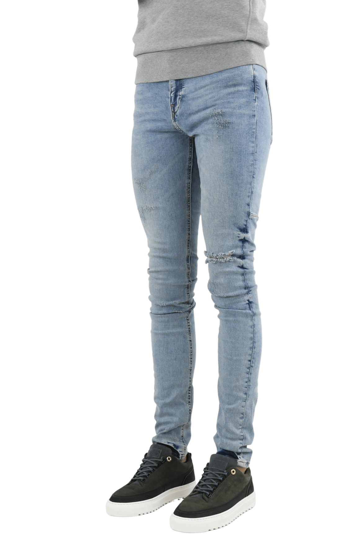 Men Destroyer Skinny Jeans