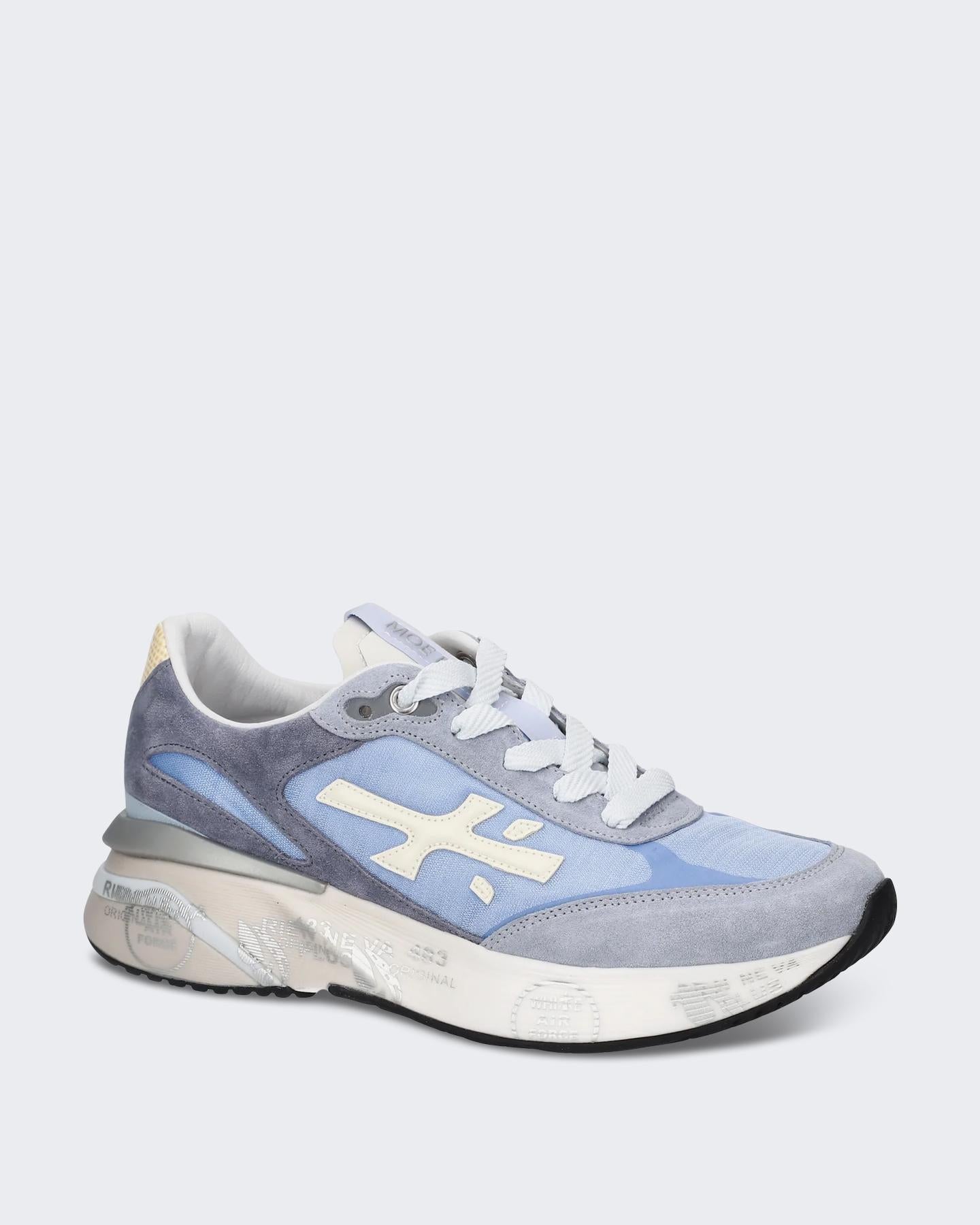 Premiata Dames Moerun Sneaker Blauw