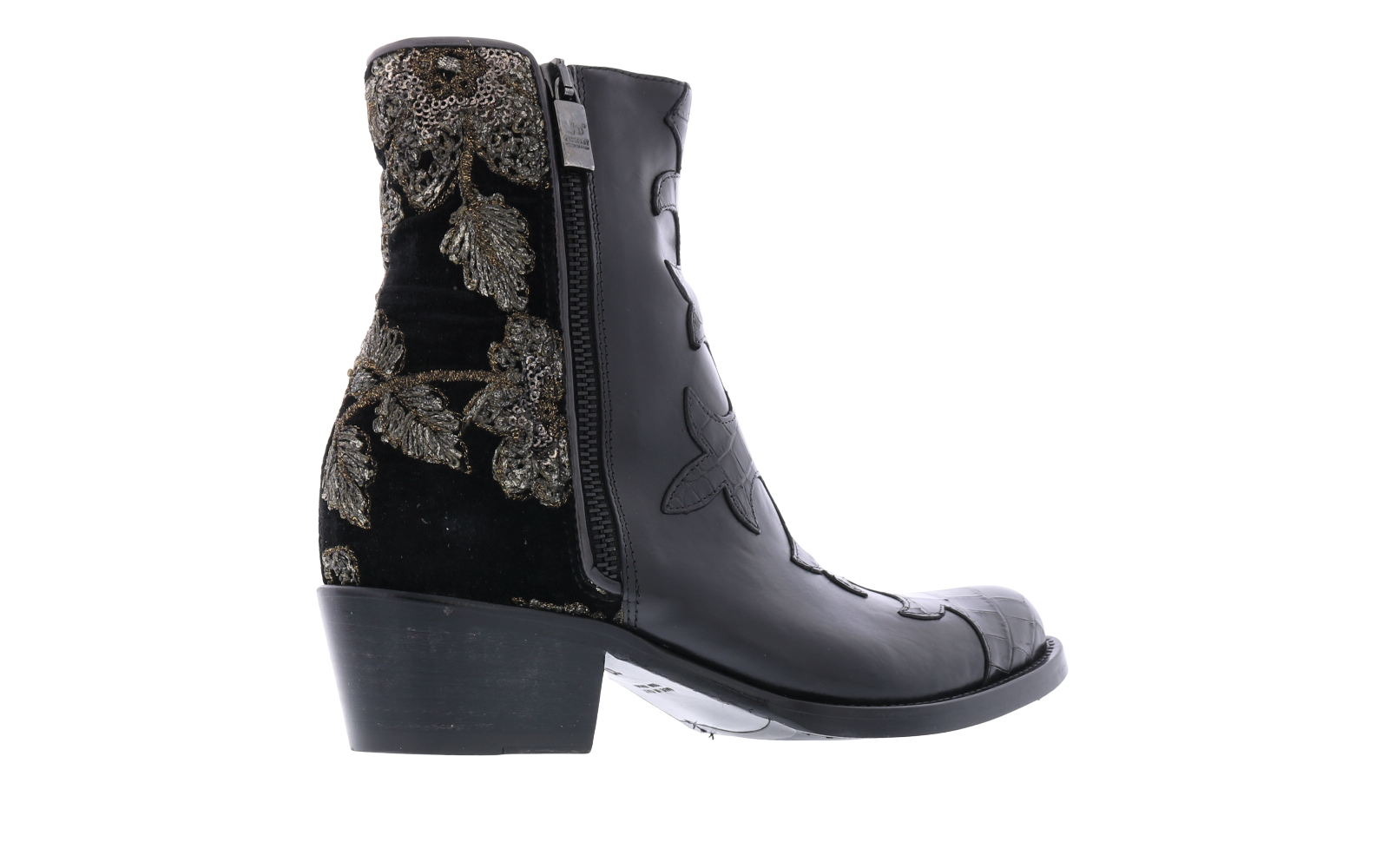 Jo Ghost Dames Western Hybrid Croco Flower Ve