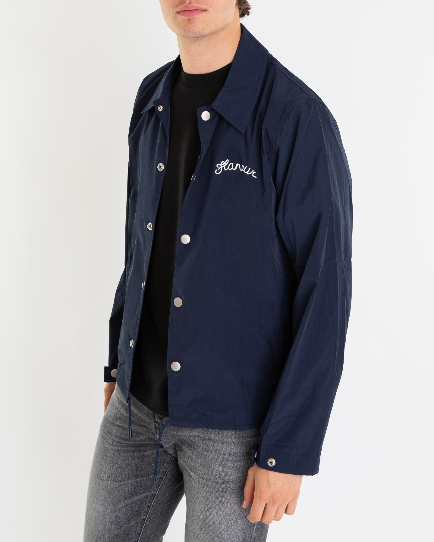 Heren Signature Coach Jacket Blauw