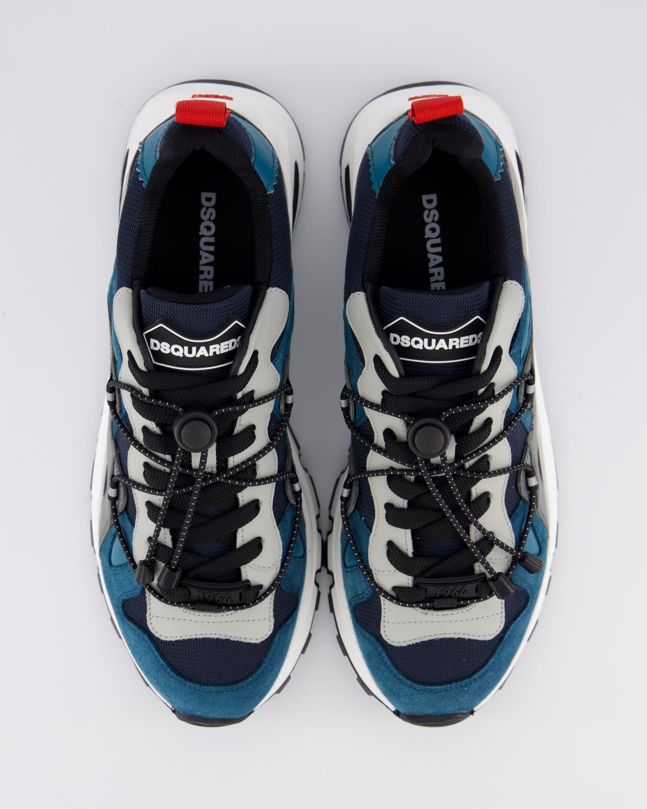 Dsquared2 Heren Run DS2 Sneaker Blauw/Grijs – foto 3