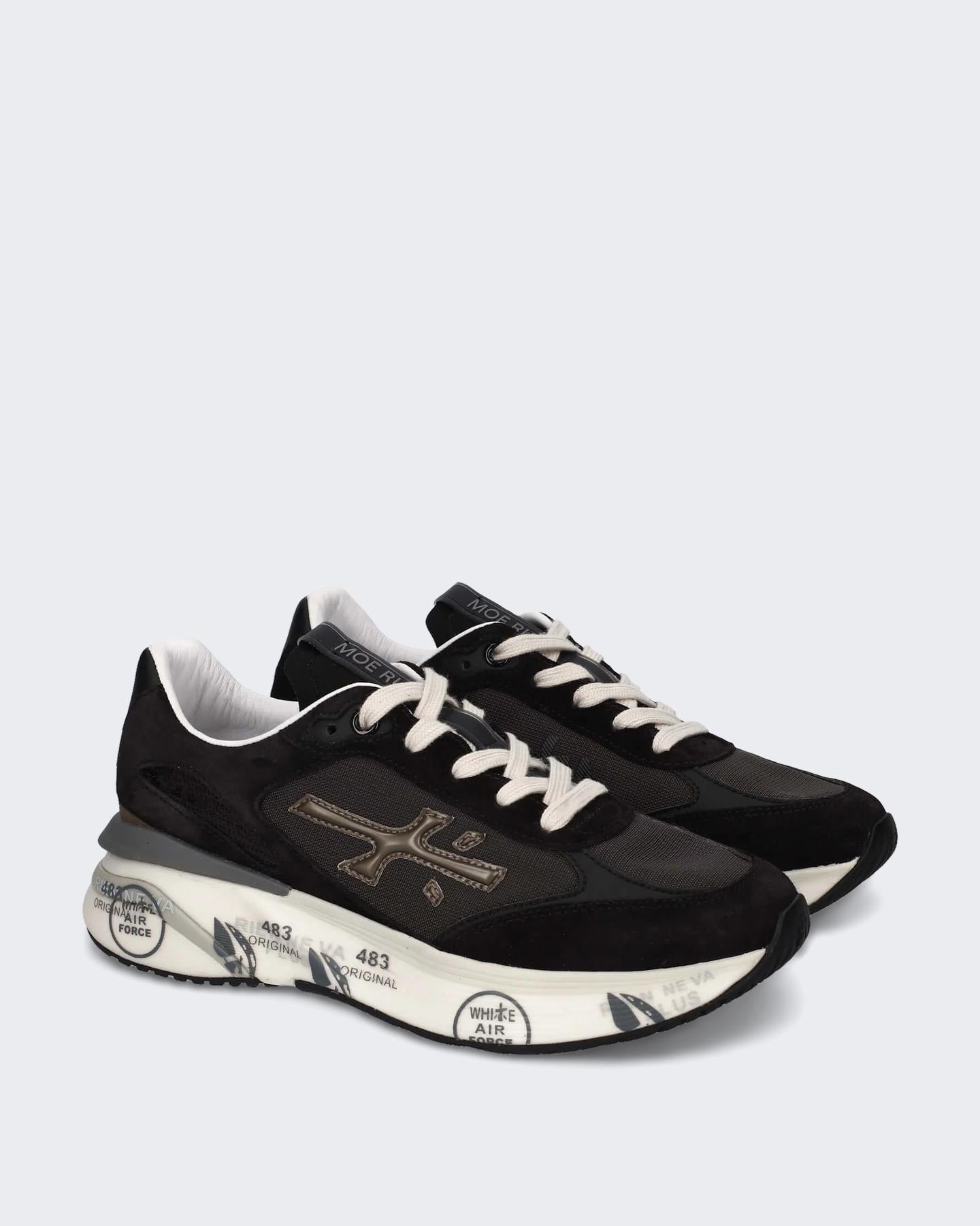 Premiata Dames Moerun Sneaker Blauw