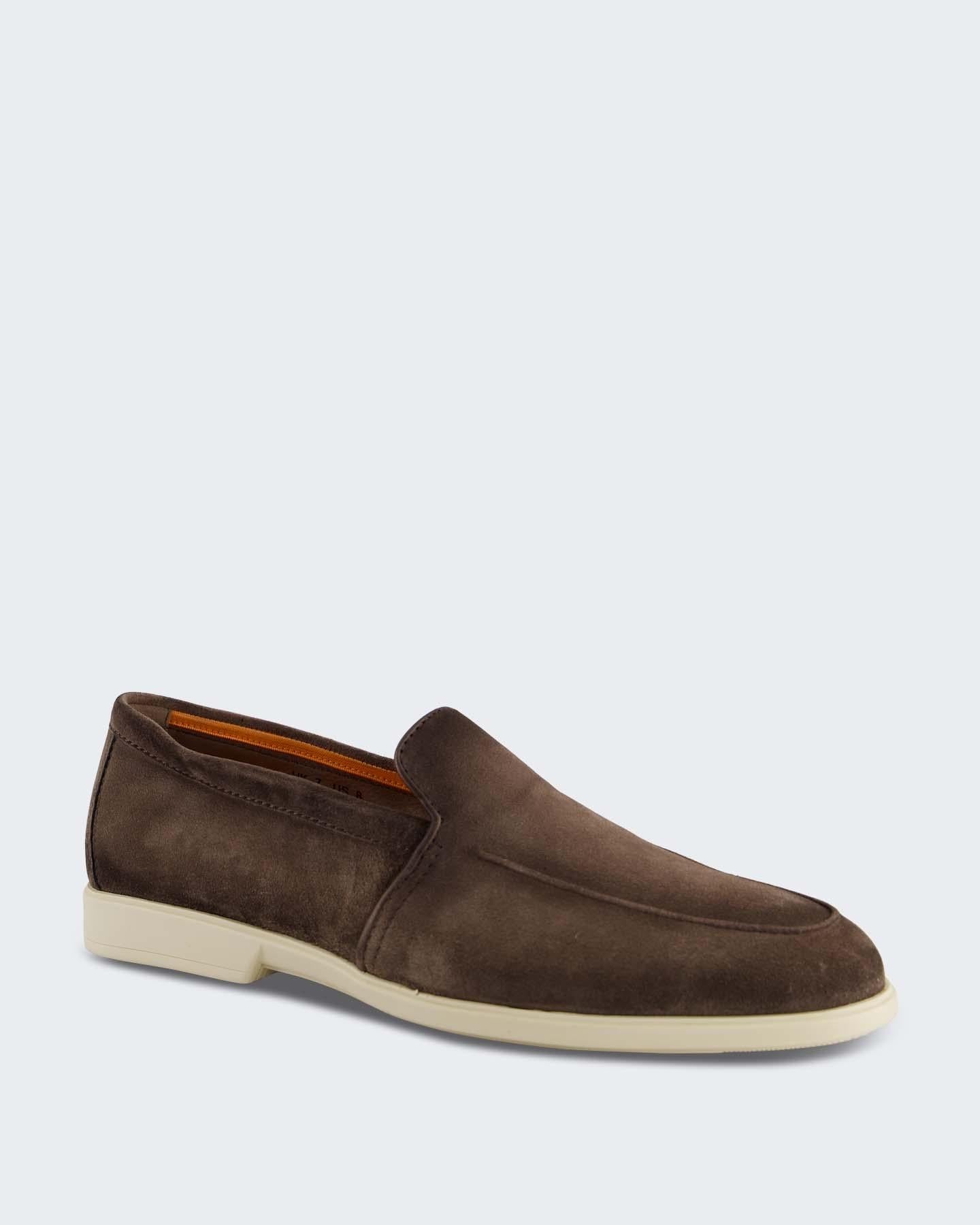 Santoni Heren Malibu Loafer Brown