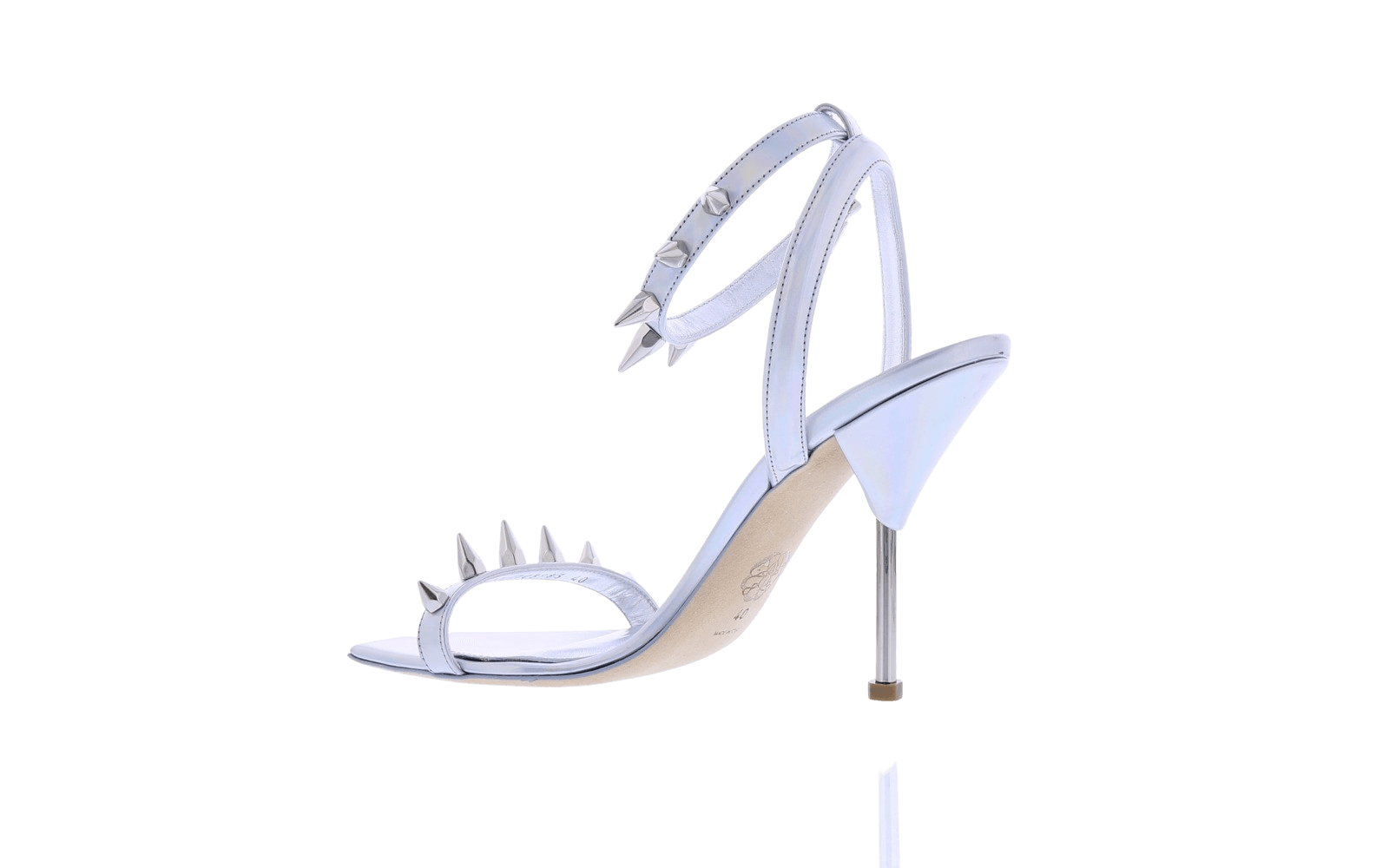 Women Spike Sandal Silver