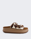 Fantasy Sandals Women's Zefi Slipper Brown