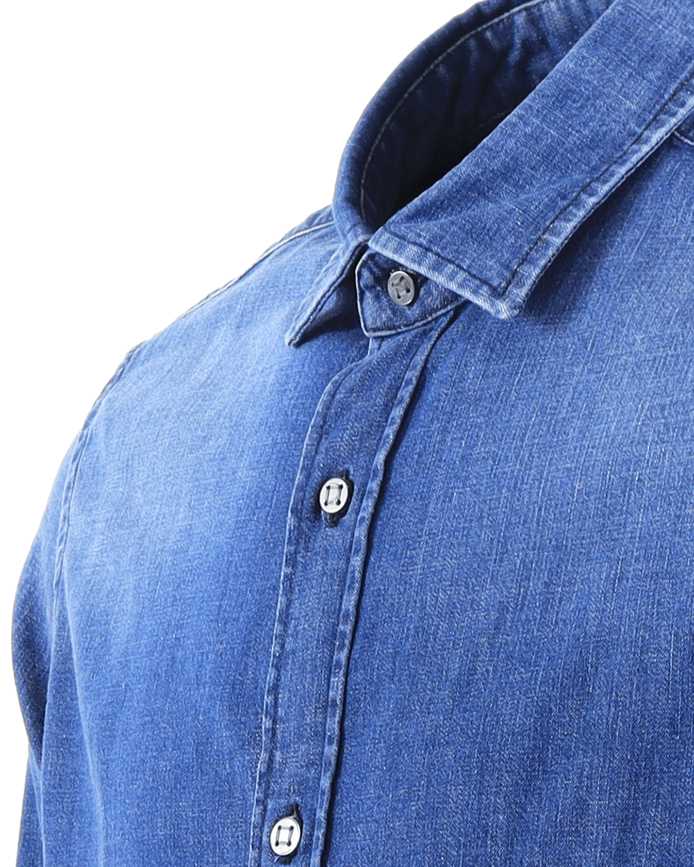 Mens blue 2025 western shirt