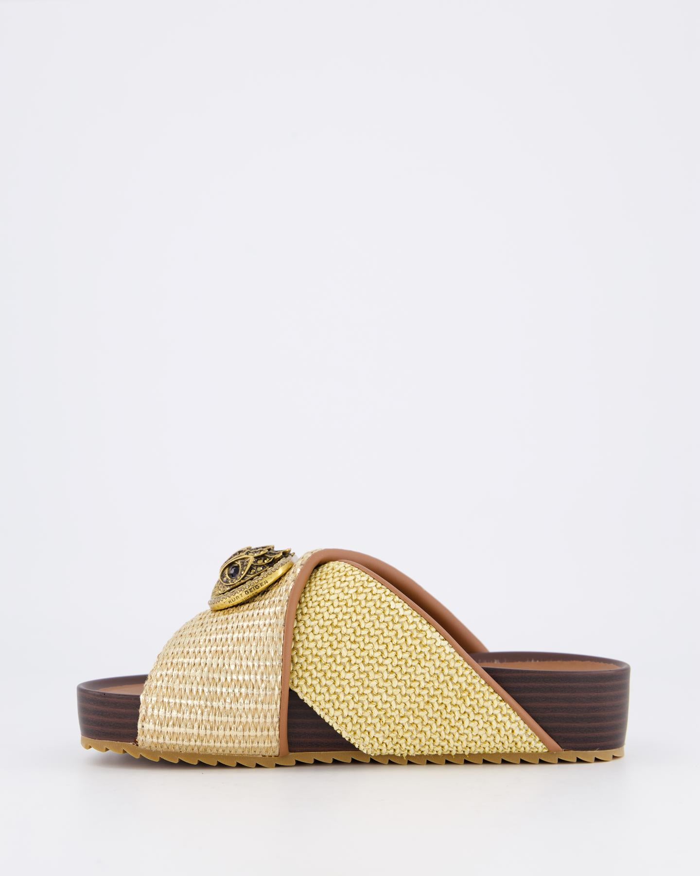 Dames Chelsea Cross Slipper Metallic