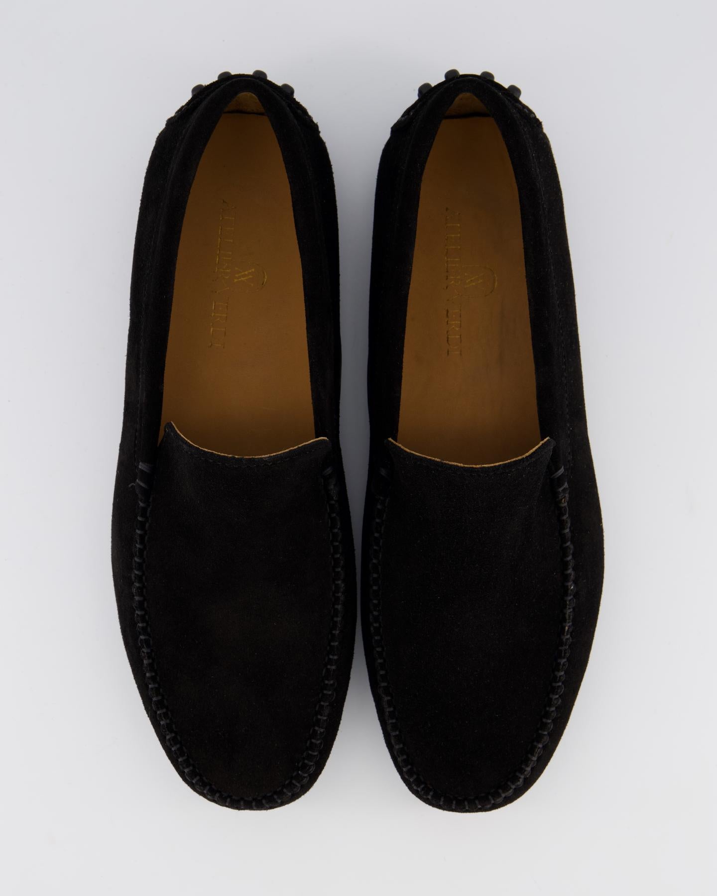 Heren Driver Loafer Zwart