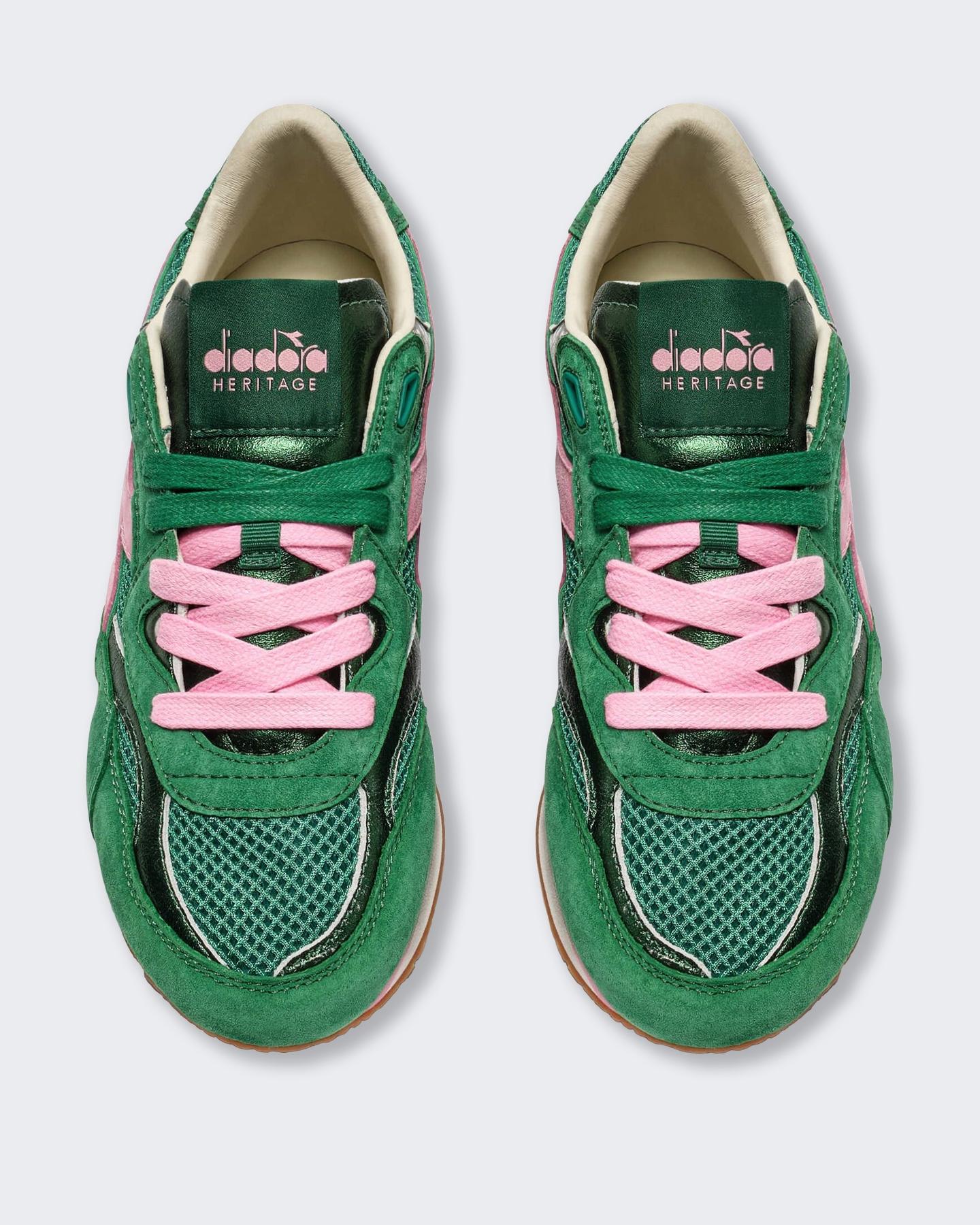 Diadora Dames Equipe Revenge Sneaker Groen