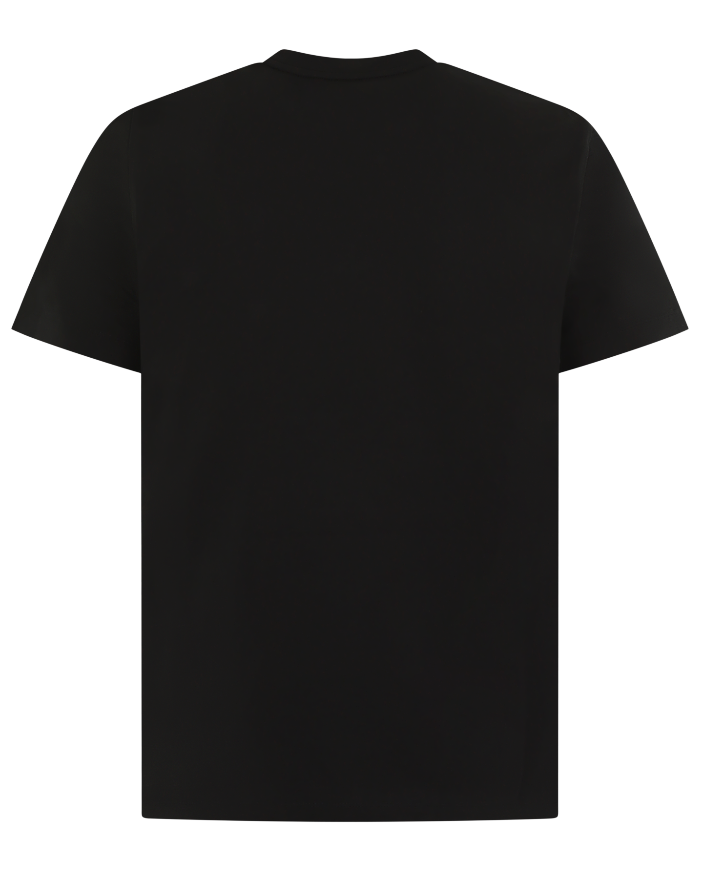 Heren Flocked Logo T-Shirt Zwart