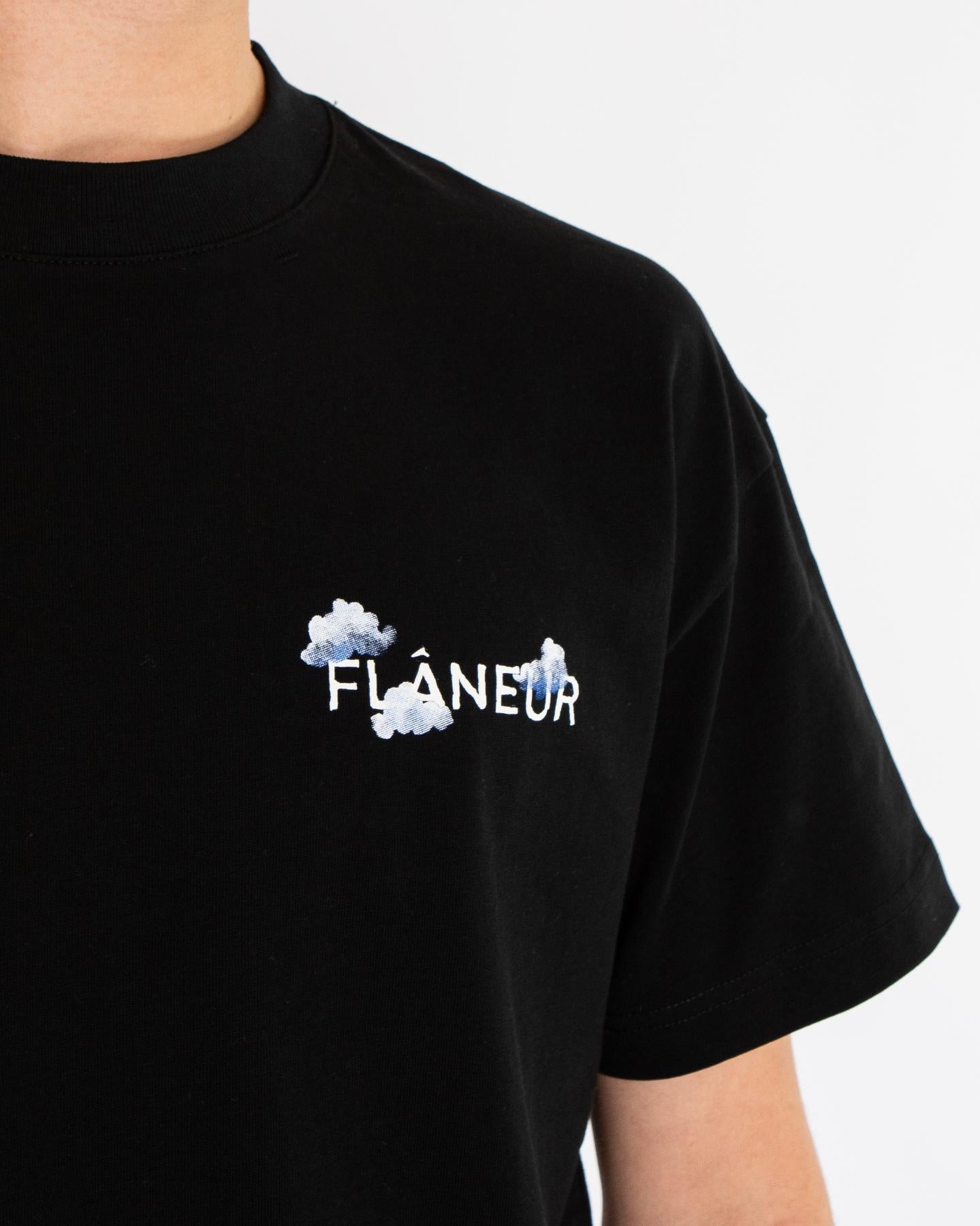 Heren Aéronautique T-Shirt Zwart