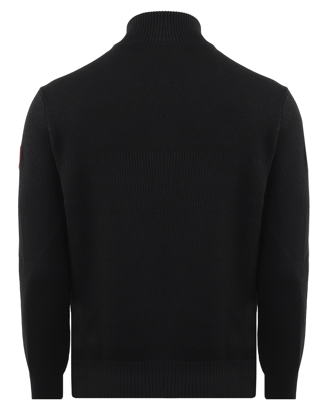 Men Hybridge Knit Jacket Black