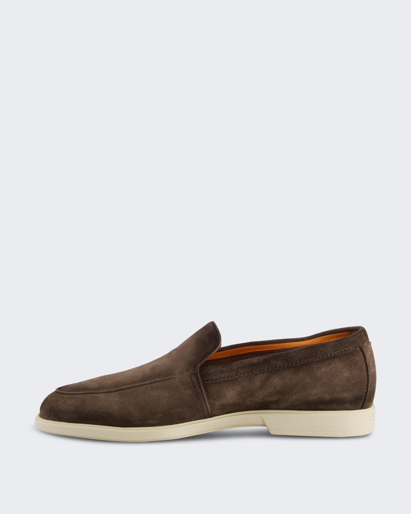 Santoni Heren Malibu Loafer Brown