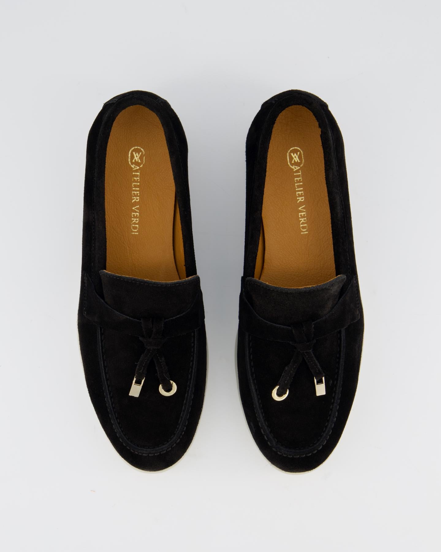 Atelier Verdi Dames Nina Loafer Zwart – foto 3