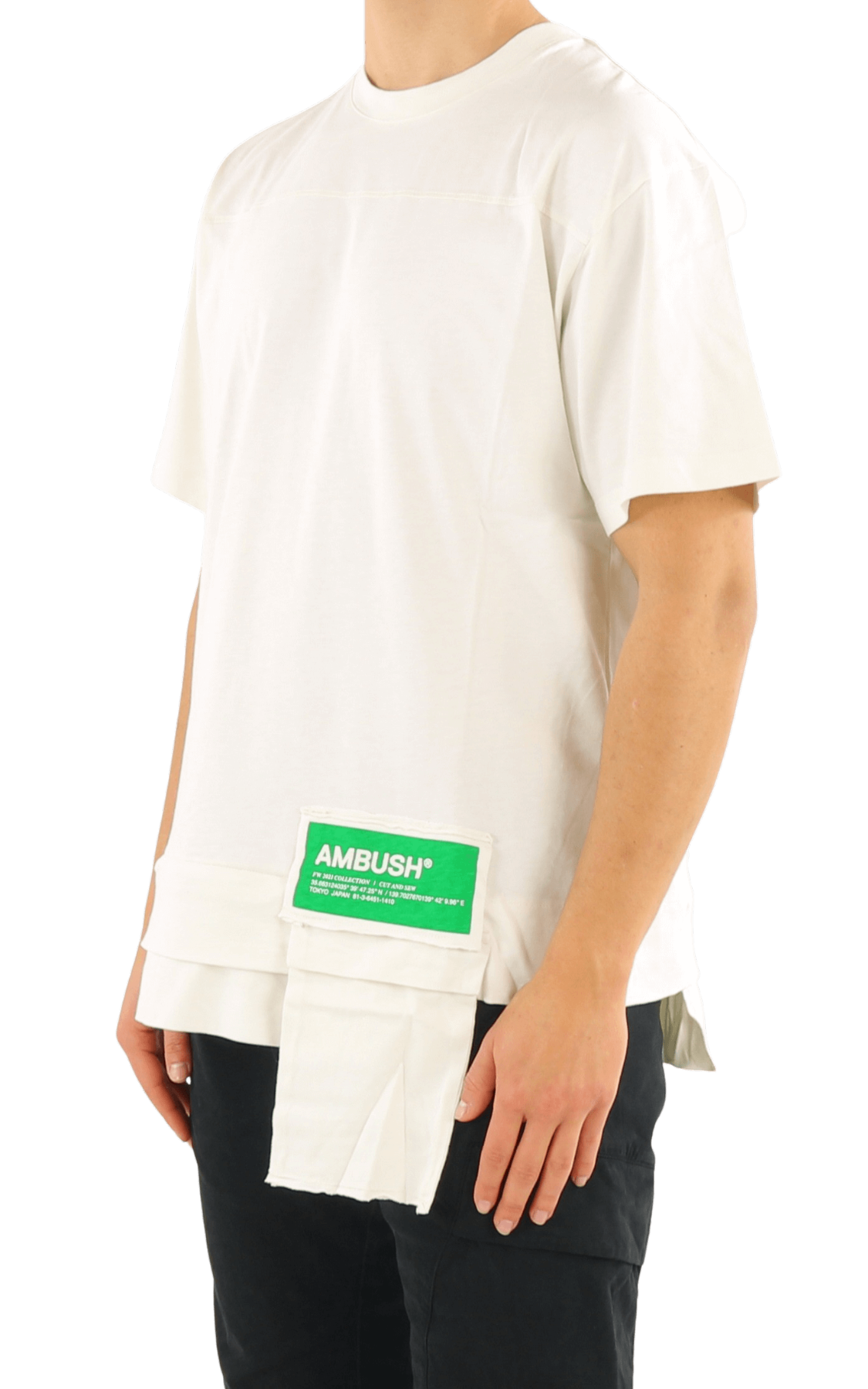 Men Waist pocket t-shirt tofu fern