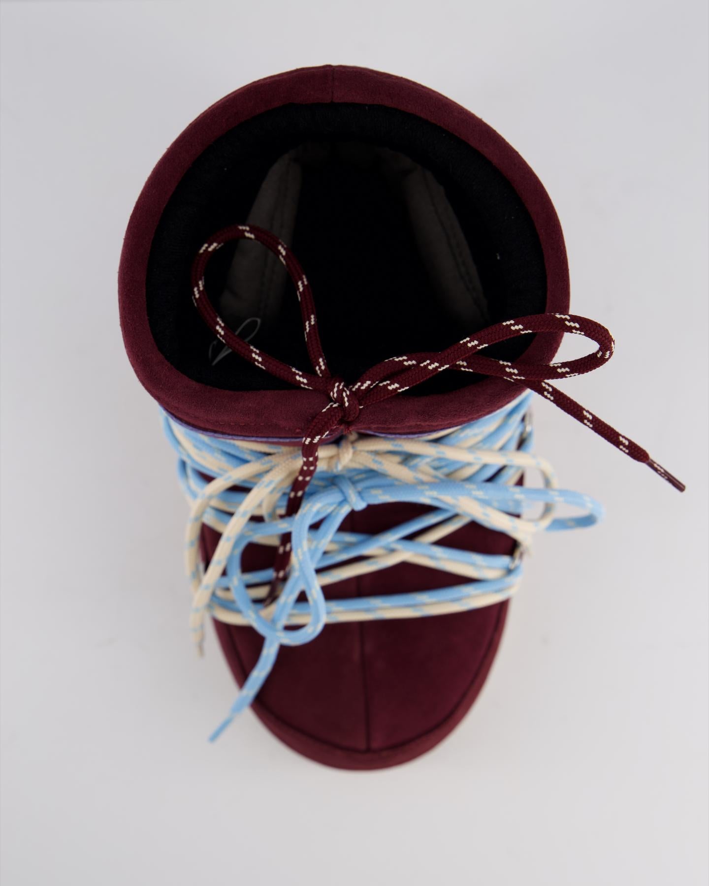 Dames Icon Low Suede Rood