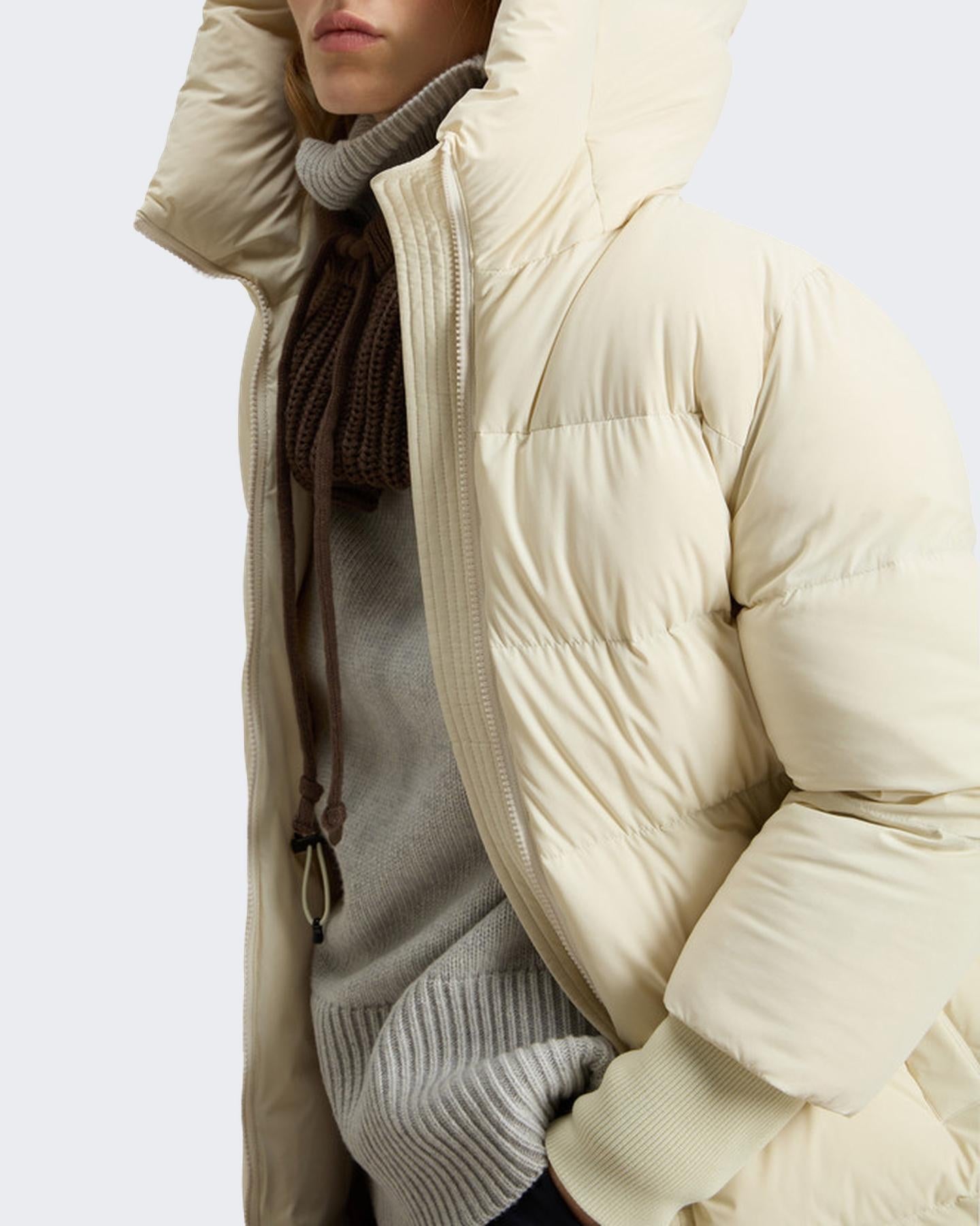 Dames Cloud Madison Coat Wit