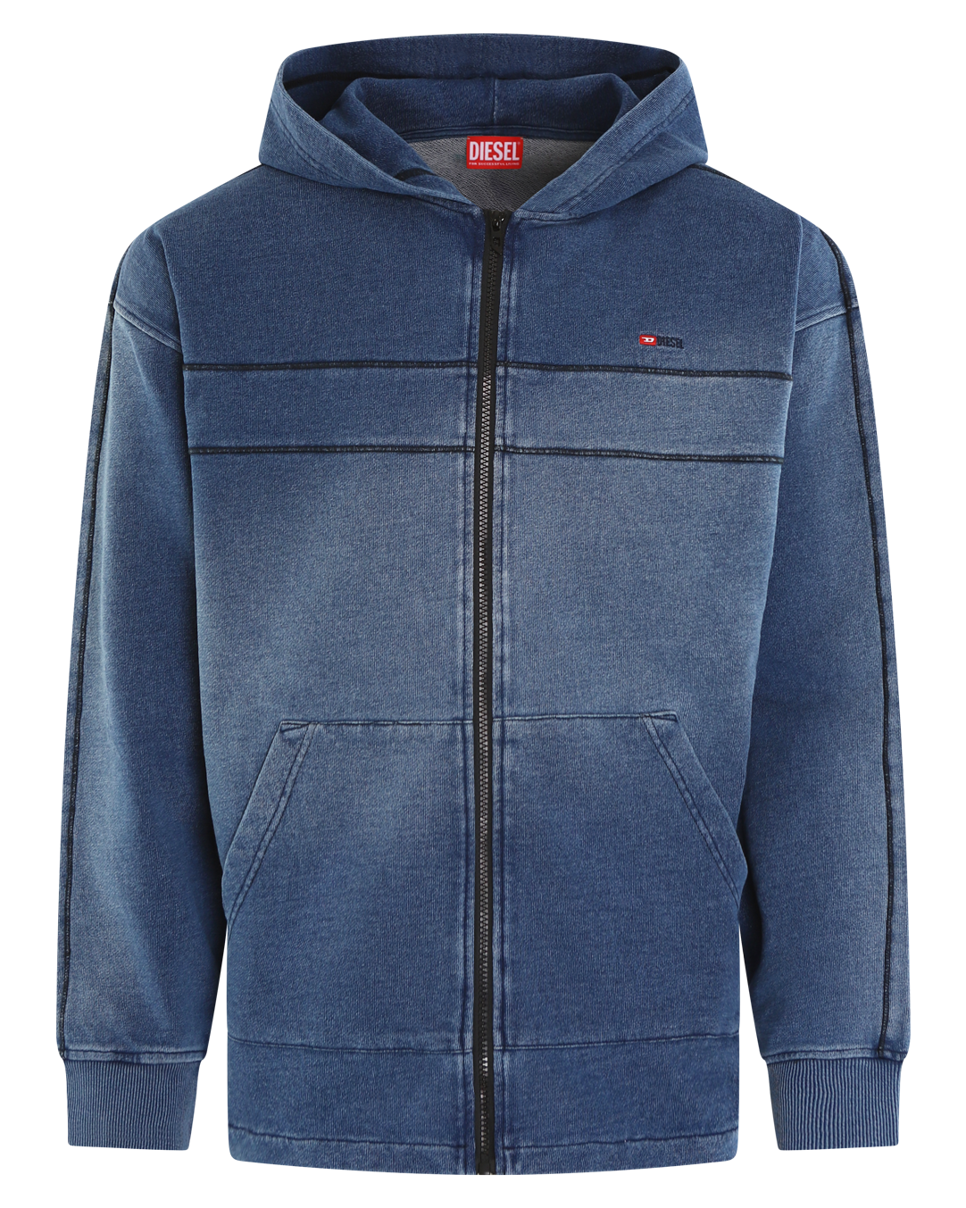 Heren S-Blaxt Zip Hoodie Blauw