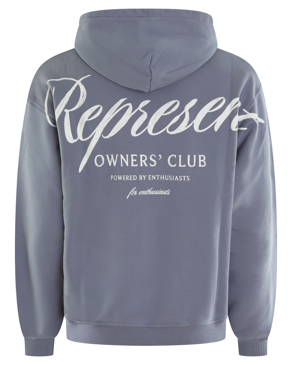 Heren Owners Club Script Hoodie Blau