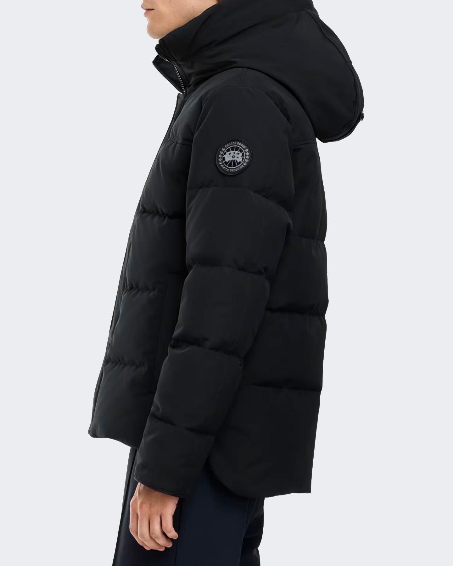 Heren Macmillan Parka- Cr Black Labe