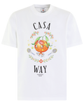 Casablanca Men's Way Orange Mascot T-shirt