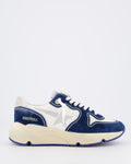 Women's Running Sole Sneaker White/Blue — huidige kleur