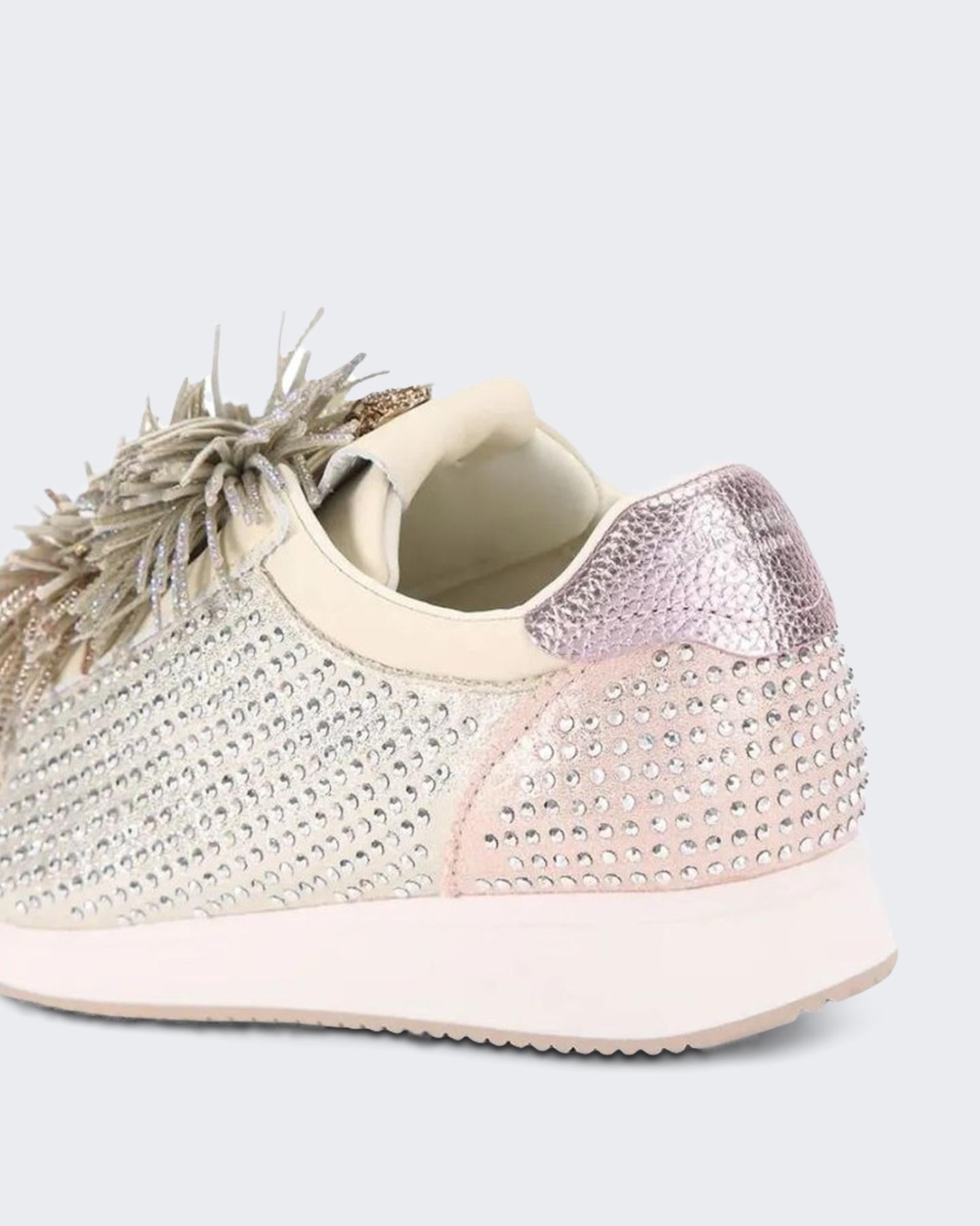 Kurt Geiger Dames Islington Pom Pom Sneaker