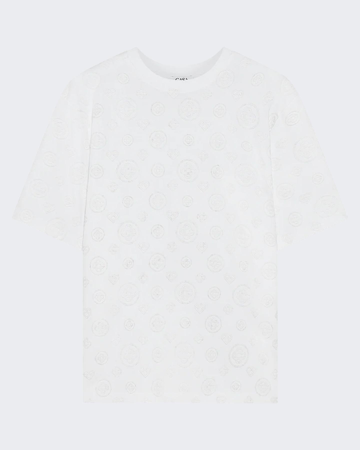 Heren Crochet Shirt Wit