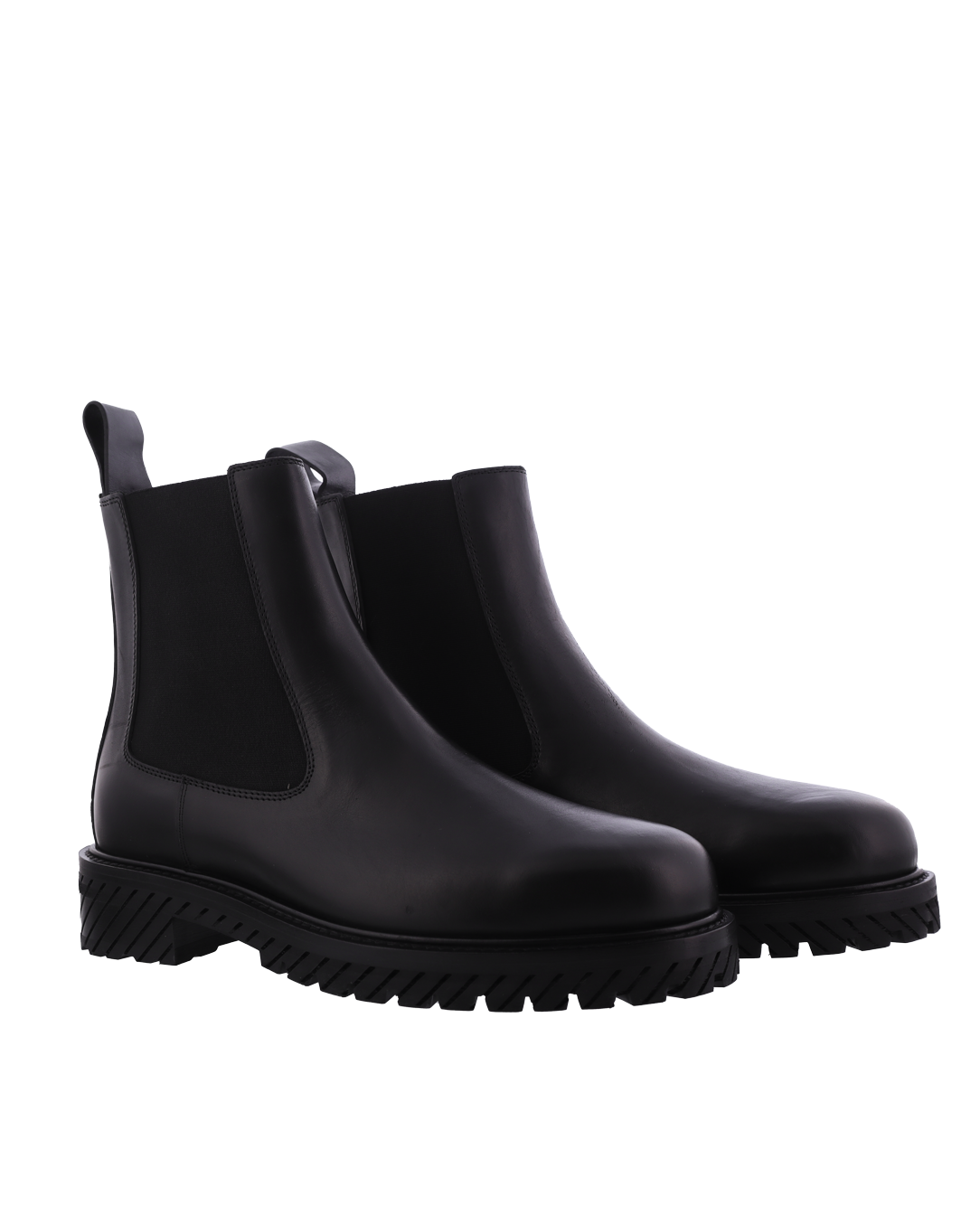 Men Combat Chelsea Boot Black