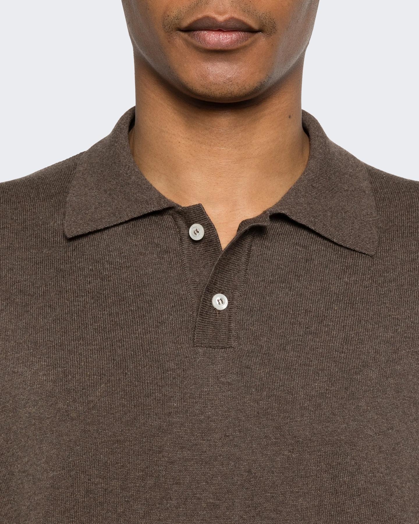 Heren Knitted Polo