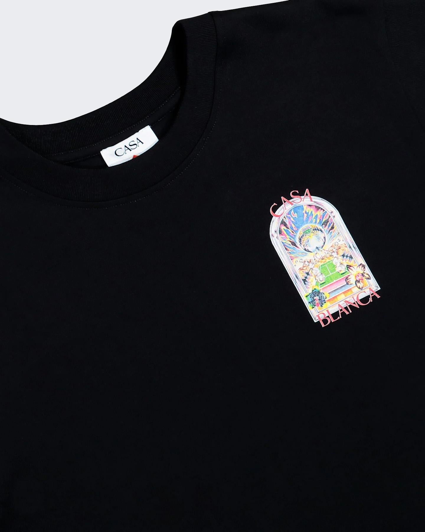 Casablanca Heren Tennis Landscape T-Shirt