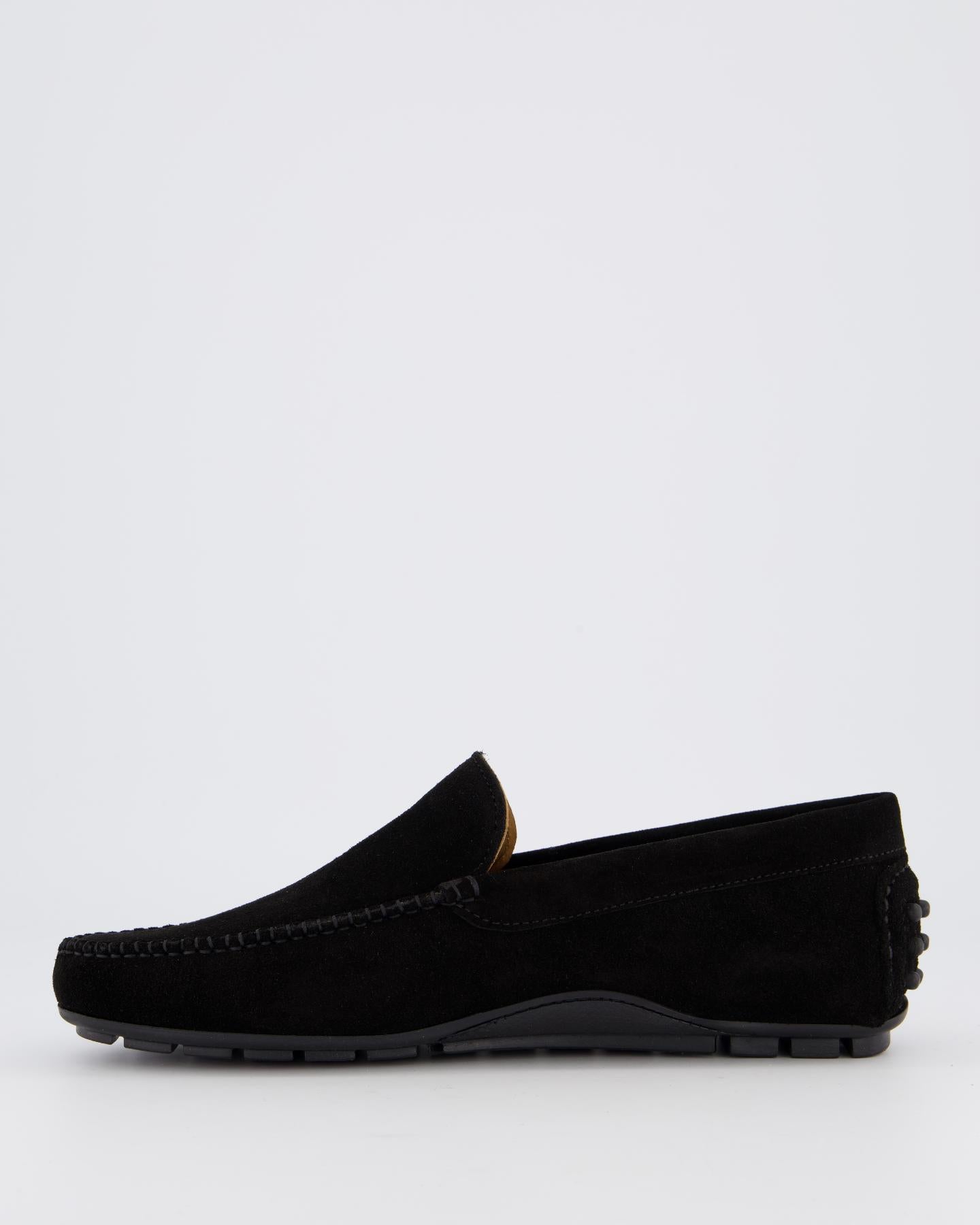 Heren Driver Loafer Zwart