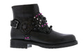 Albano Women's Harness Bi-Color Stud ankle boots — huidige kleur
