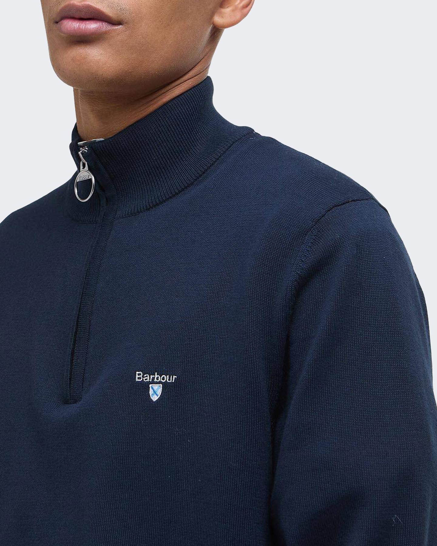 Heren Lingwood HalfZip Sweater Blauw