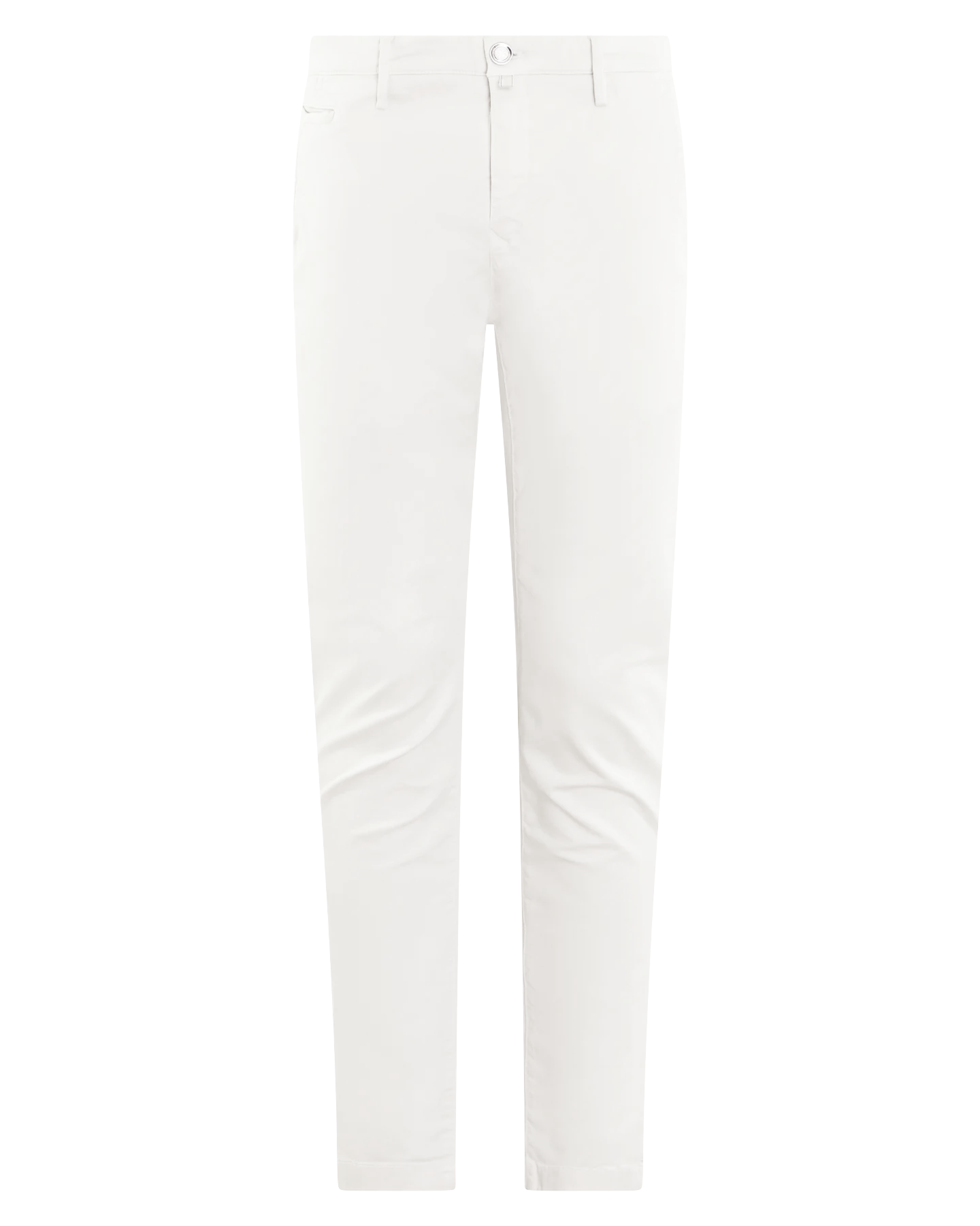 Heren Pantalone Slim Fit Bobby Wit