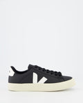 Women's Campo Leather Sneaker Black/White — huidige kleur