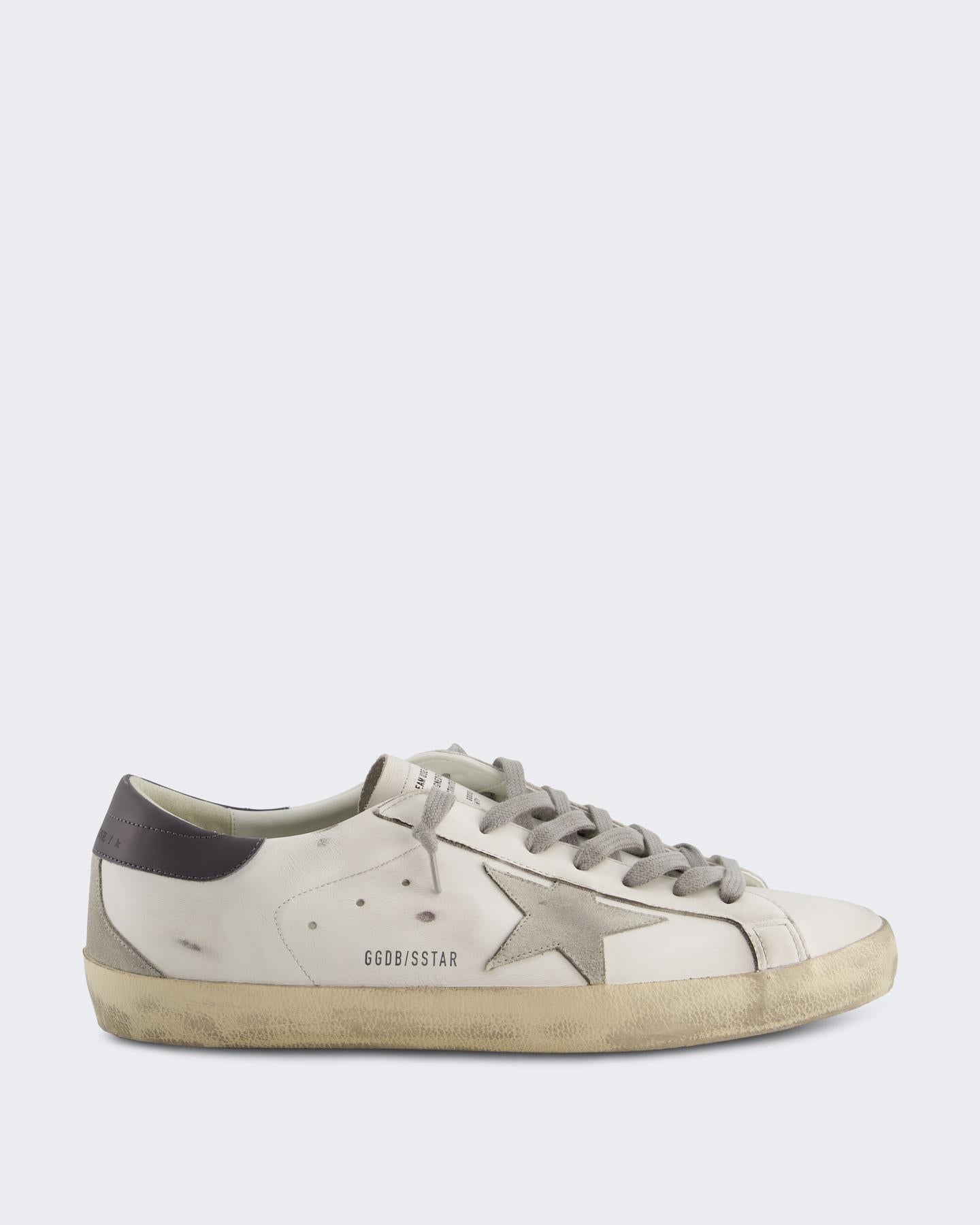 Heren Super Star Sneaker Wit/Grijs