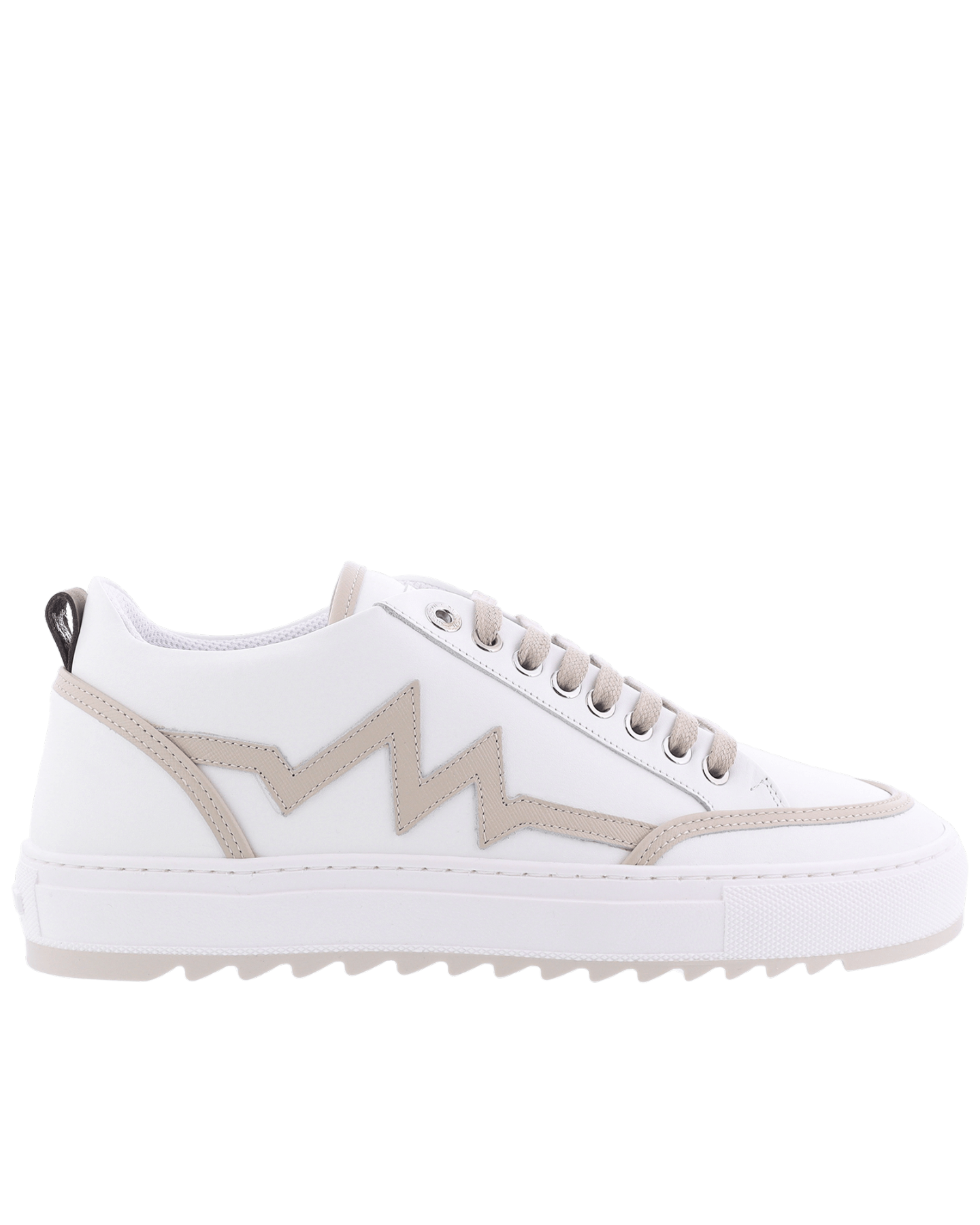 Men Tia Sneaker Heartbeat White
