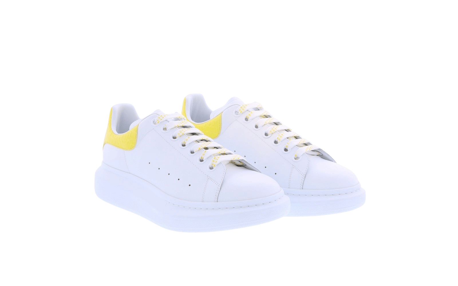 Men Oversized sneaker white/yellow