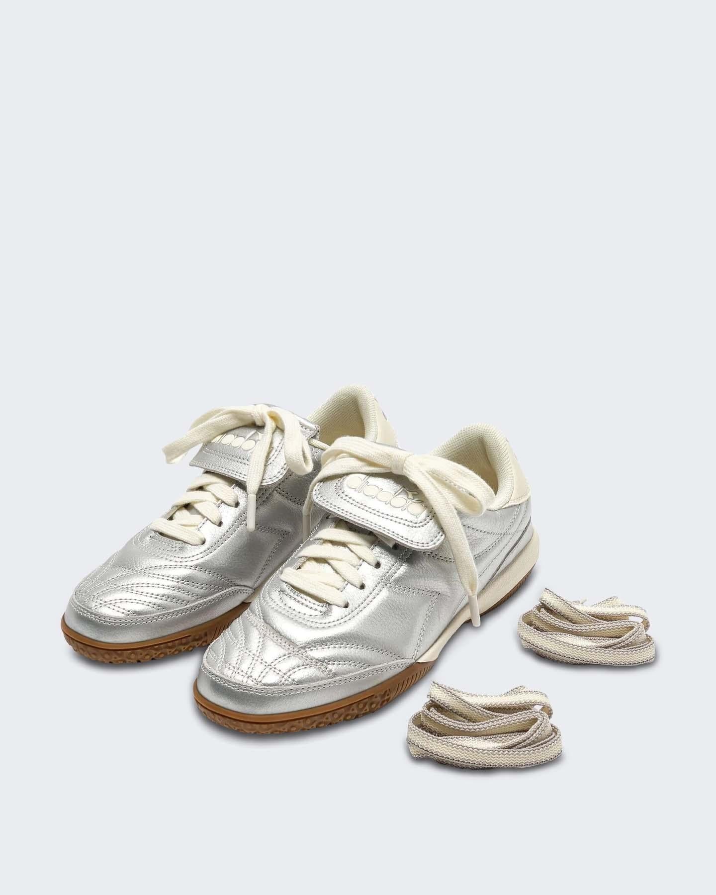 Diadora Dames Gold Indoor Metallic