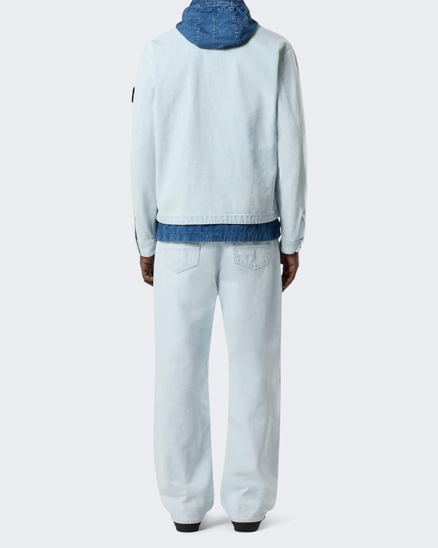 Stone Island Heren LogoPatch Coach Jacket Blauw