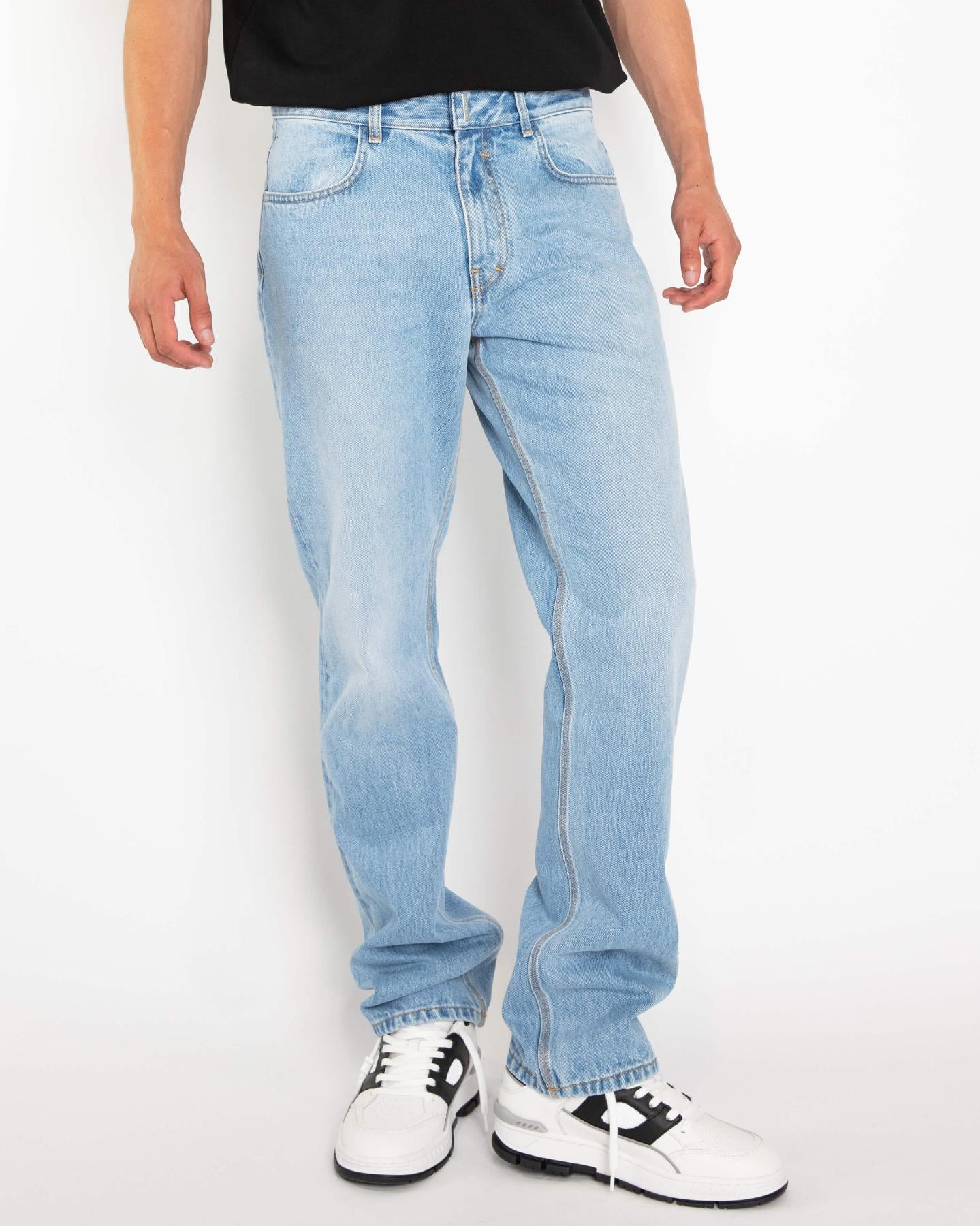 Men Trousers blue