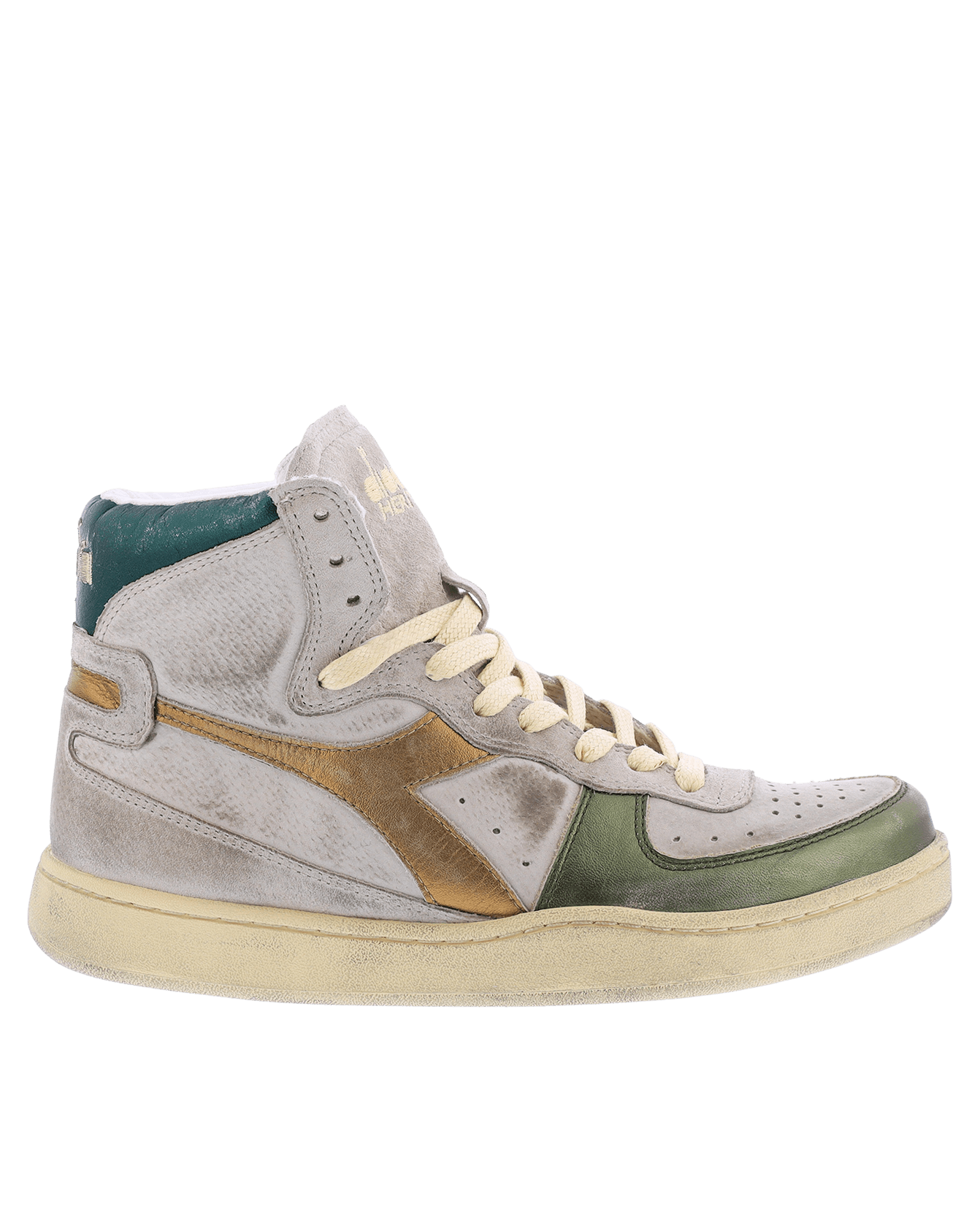 Women Mi Basket Metal Beige/Green